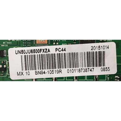 KIT DE TARJETAS PARA TV SAMSUNG / NUMERO DE PARTE MAIN BN94-10519R / BN41-02344D / BN97-10062C / FUENTE BN4400807A / L55S6_FHS / BN44-00807A / T-CON BN96-34823A / 2015_INX_UHD_HAWK_UFT / 6B01M000NLD04 / PANEL CY-GJ050HGNV3H / MODELO UN50JU6500FXZA IH02 - Imagen 4